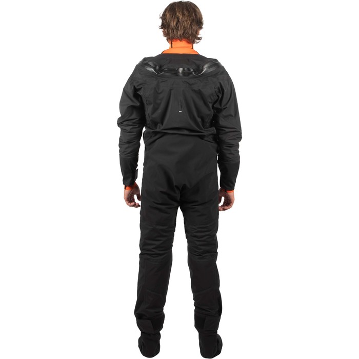 2024 Gul Mens Code Zero Stretch U-Zip Drysuit GM0368-B9 - Black